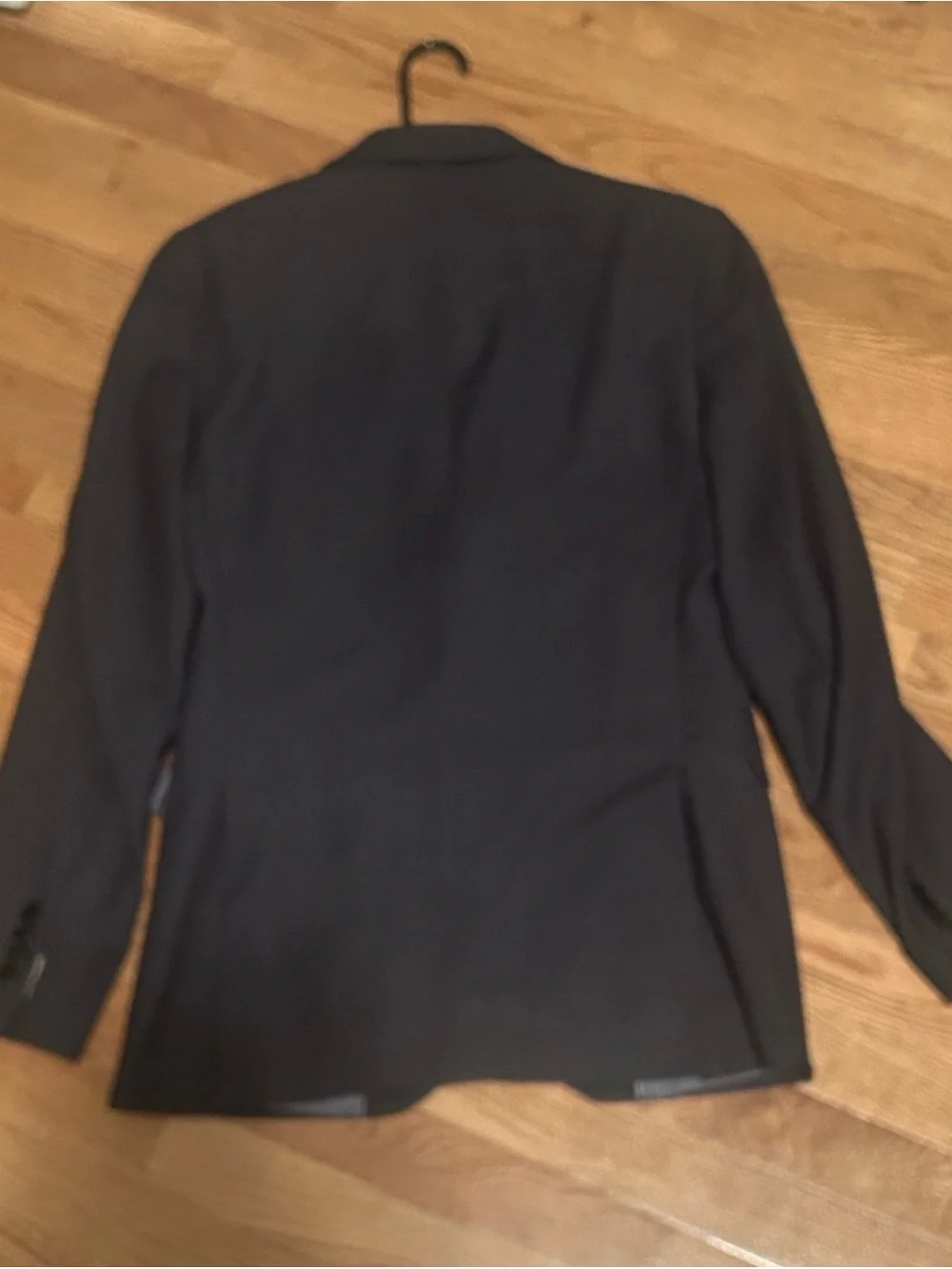 Men's Gray Two-Button Classic Blazer